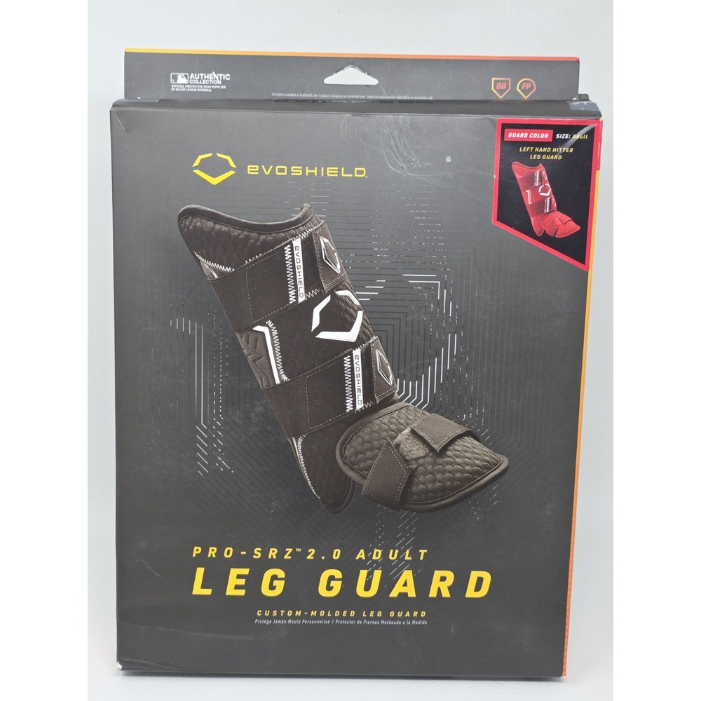 Evoshield Pro-SRZ 2.0 Adult Leg Guard Red Right Handed Hitter WB5726905RHH Open